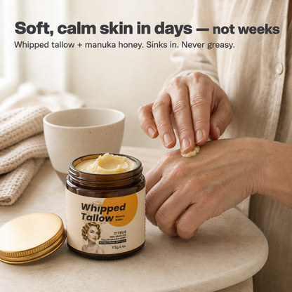 Mendwell Grass-Fed Tallow & Honey Balm