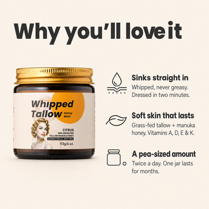 Mendwell Grass-Fed Tallow & Honey Balm