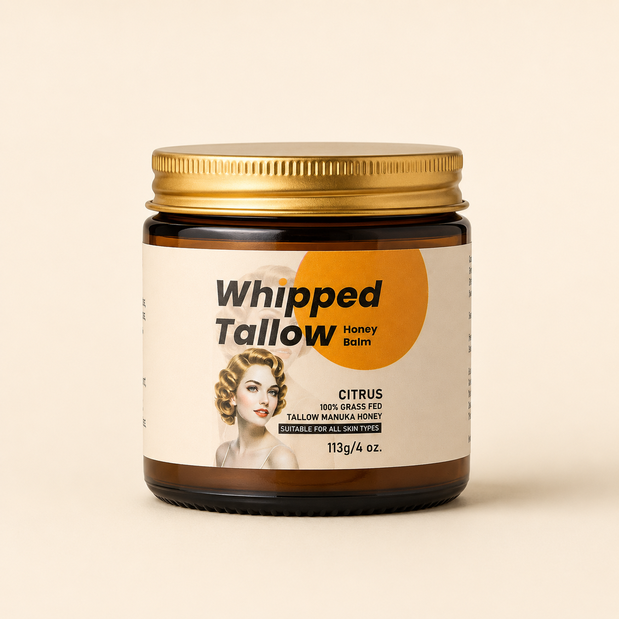 Mendwell Grass-Fed Tallow & Honey Balm